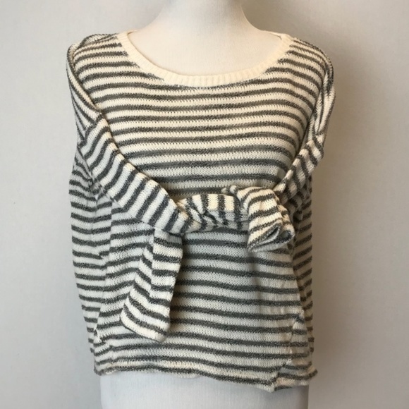 Joie Sweaters - F166 Joie | soft knit gray and cream dolman sweater M